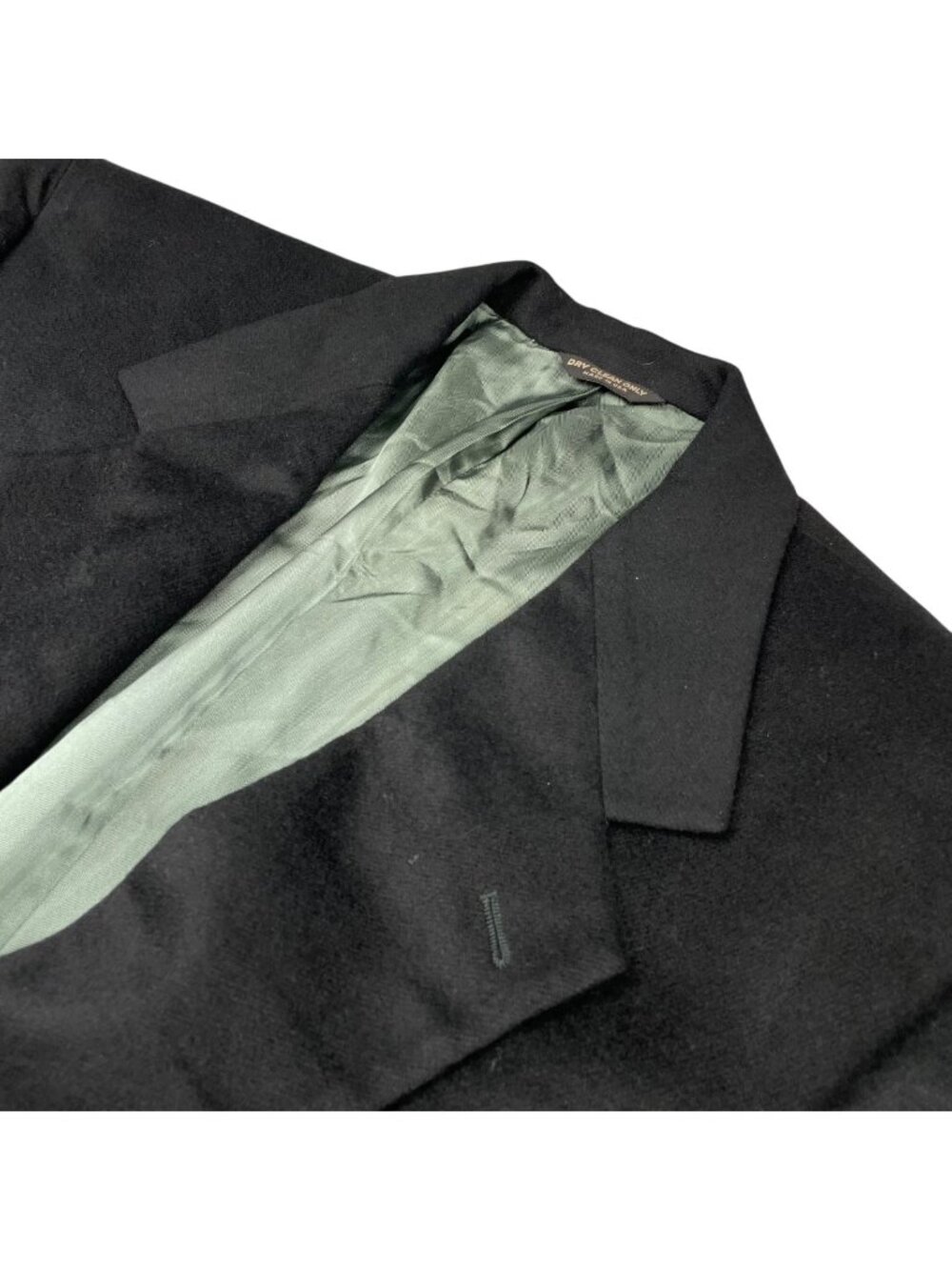 Joseph & Lyman Men's 100% Cashmere 2-Button Blazer Black • USA • 44R